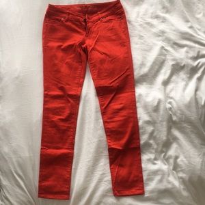 THE LIMITED RED SKINNY JEANS